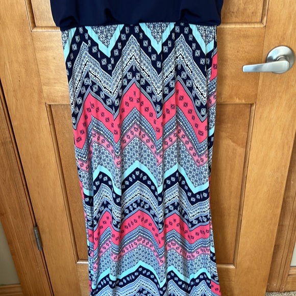 Three Pink hearts Maxi dress!  New without tags!  Size Large - Picture 2 of 6